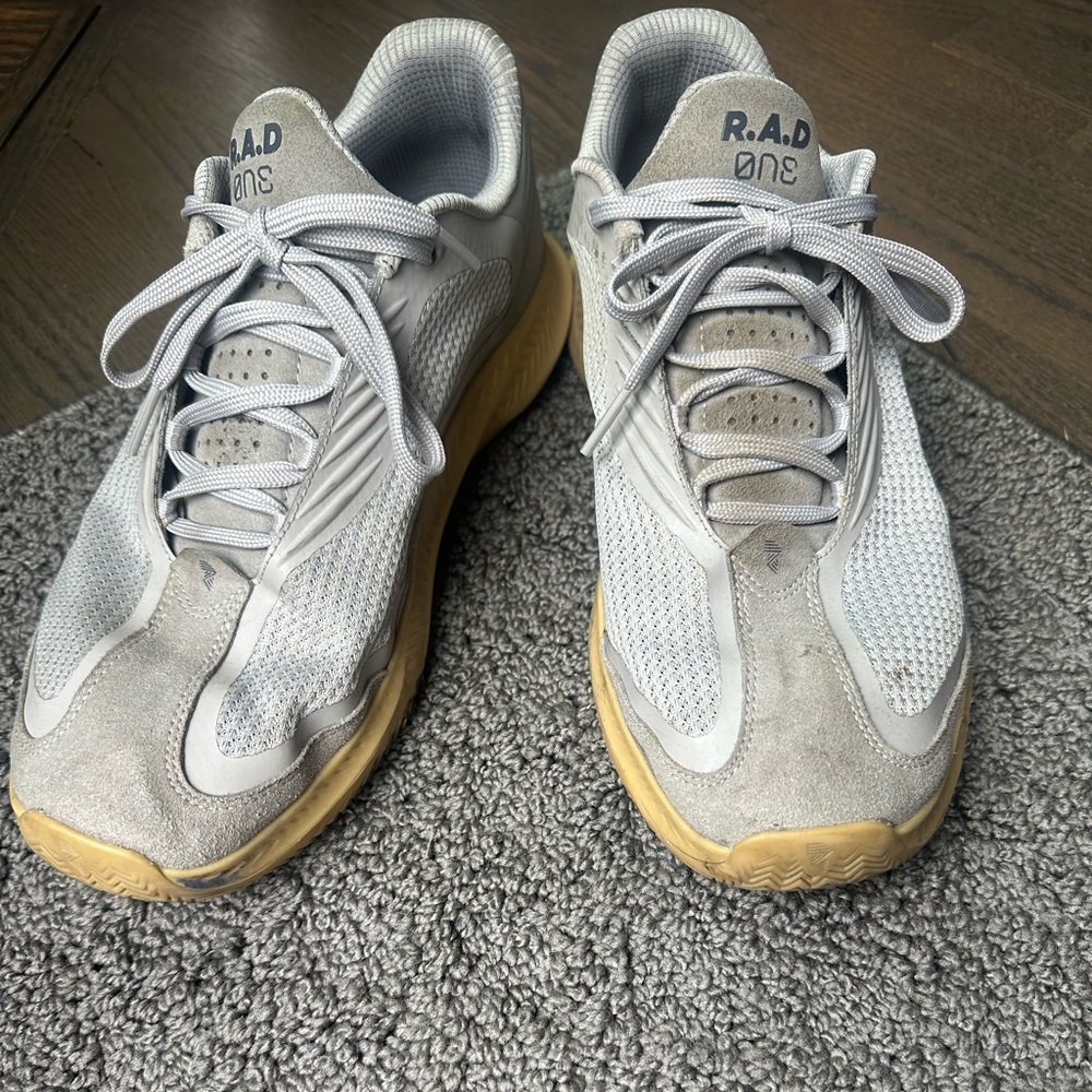R.A.D ONE Gray/Gum Training Shoe. Men’s size 11 Used but in great condition.
